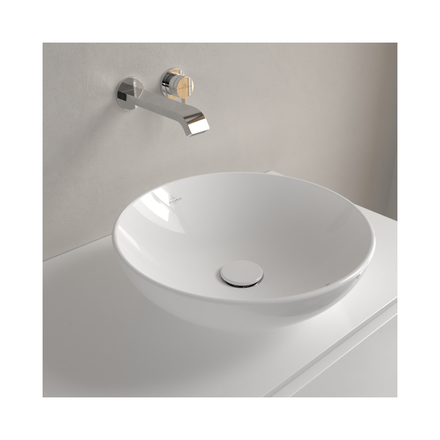 Villeroy & Boch 4A460001 - Opbouwwastafel LOOP&FRIENDS Ø 42 cm keramiek/wit