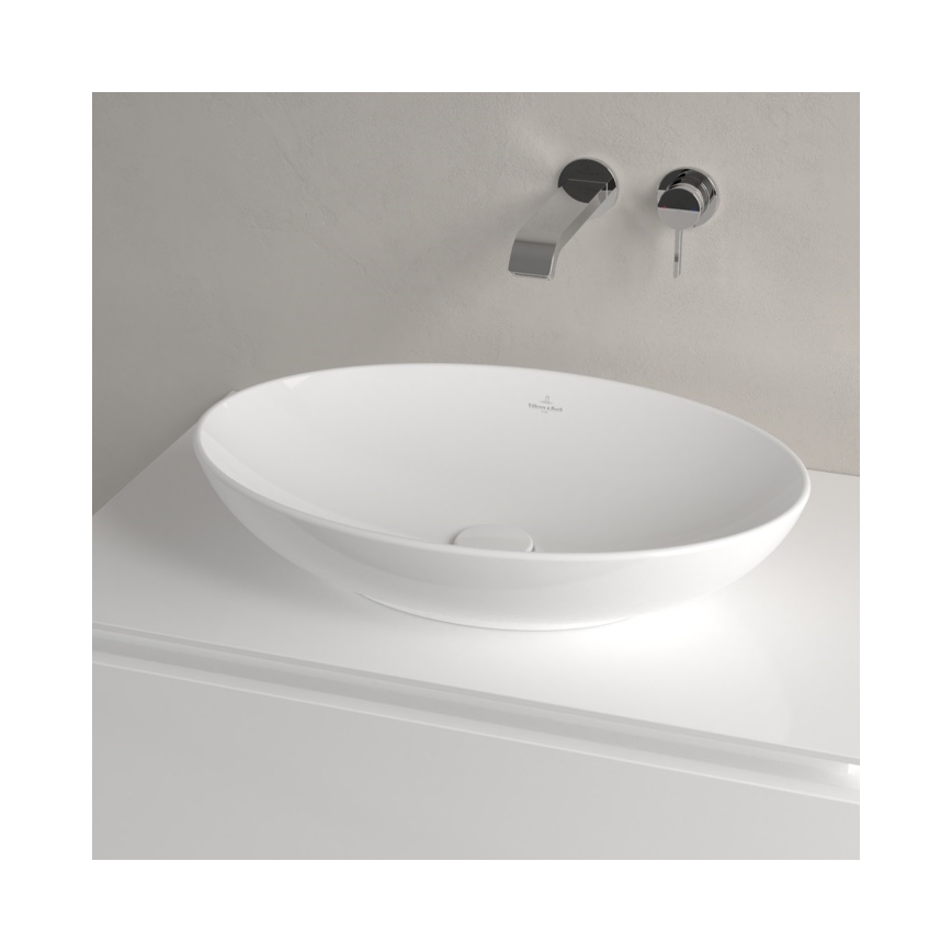 Villeroy & Boch 4A470001 - Opzetwastafel LOOP&FRIENDS 56x38 cm keramiek/wit