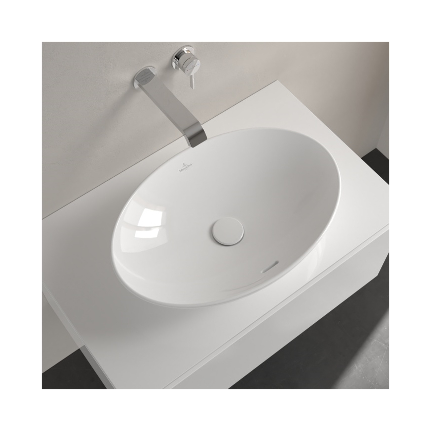Villeroy & Boch 4A470001 - Opzetwastafel LOOP&FRIENDS 56x38 cm keramiek/wit