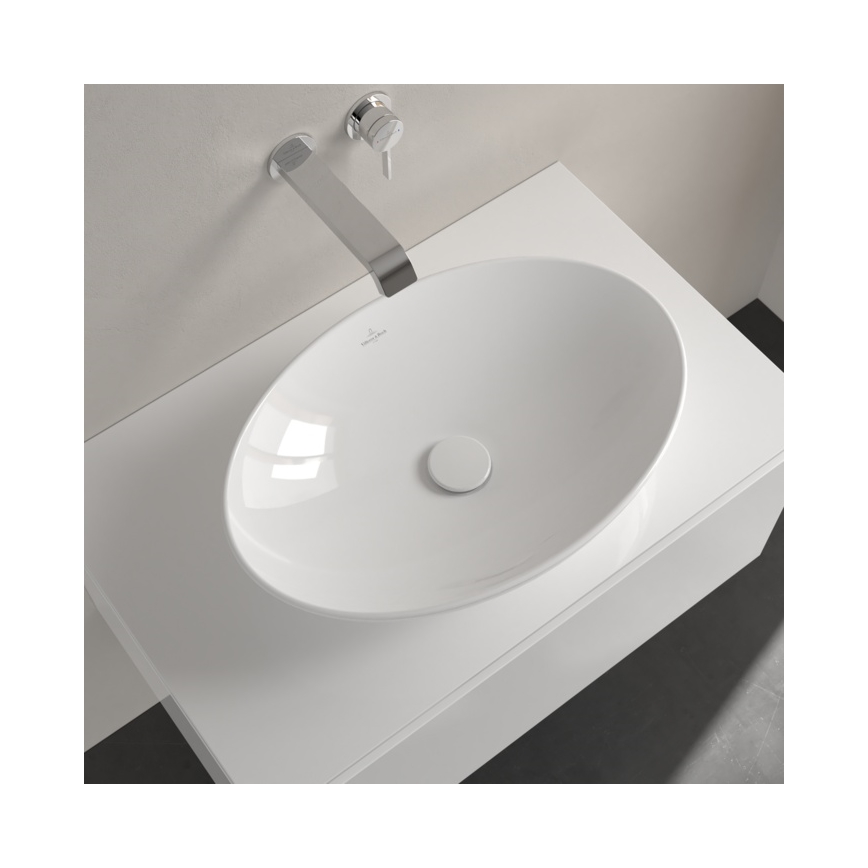 Villeroy & Boch 4A470101 - Opbouwwastafel LOOP&FRIENDS 56x38 cm keramiek/wit