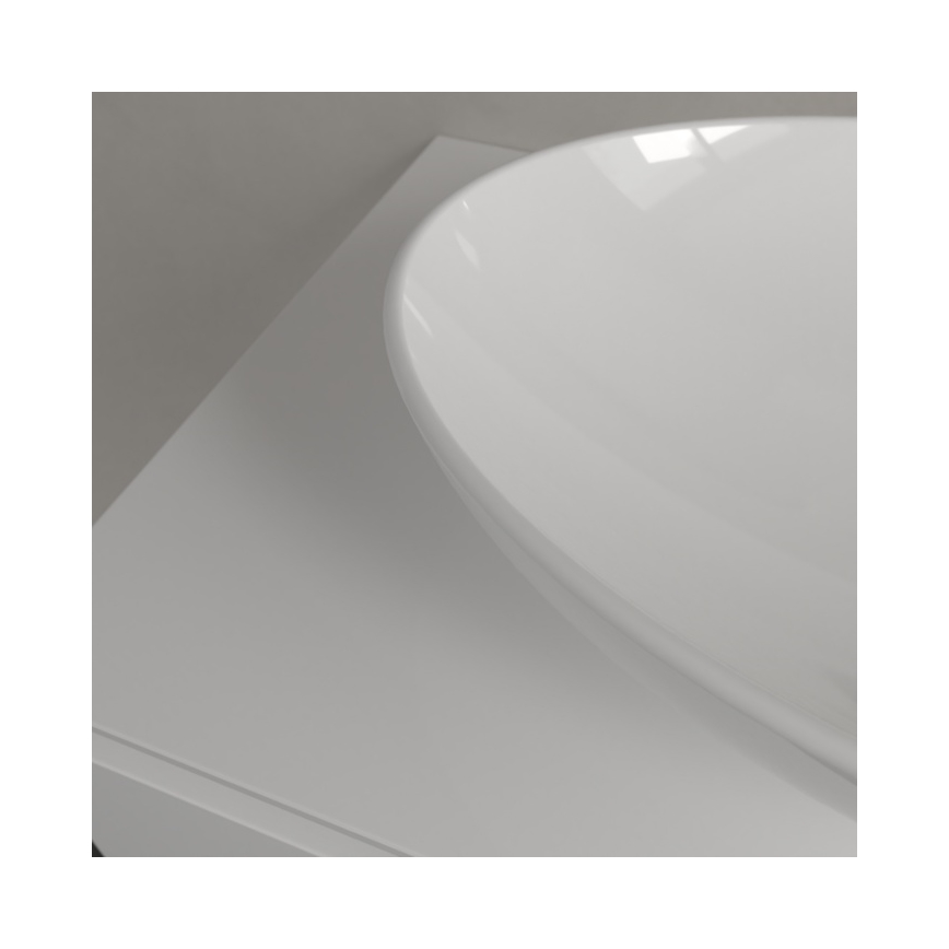 Villeroy & Boch 4A470101 - Opbouwwastafel LOOP&FRIENDS 56x38 cm keramiek/wit
