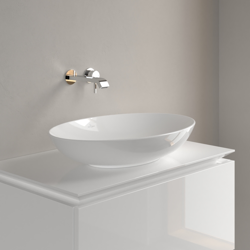Villeroy & Boch 4A480001 - Opbouwwastafel LOOP&FRIENDS 62x42 cm keramiek/wit