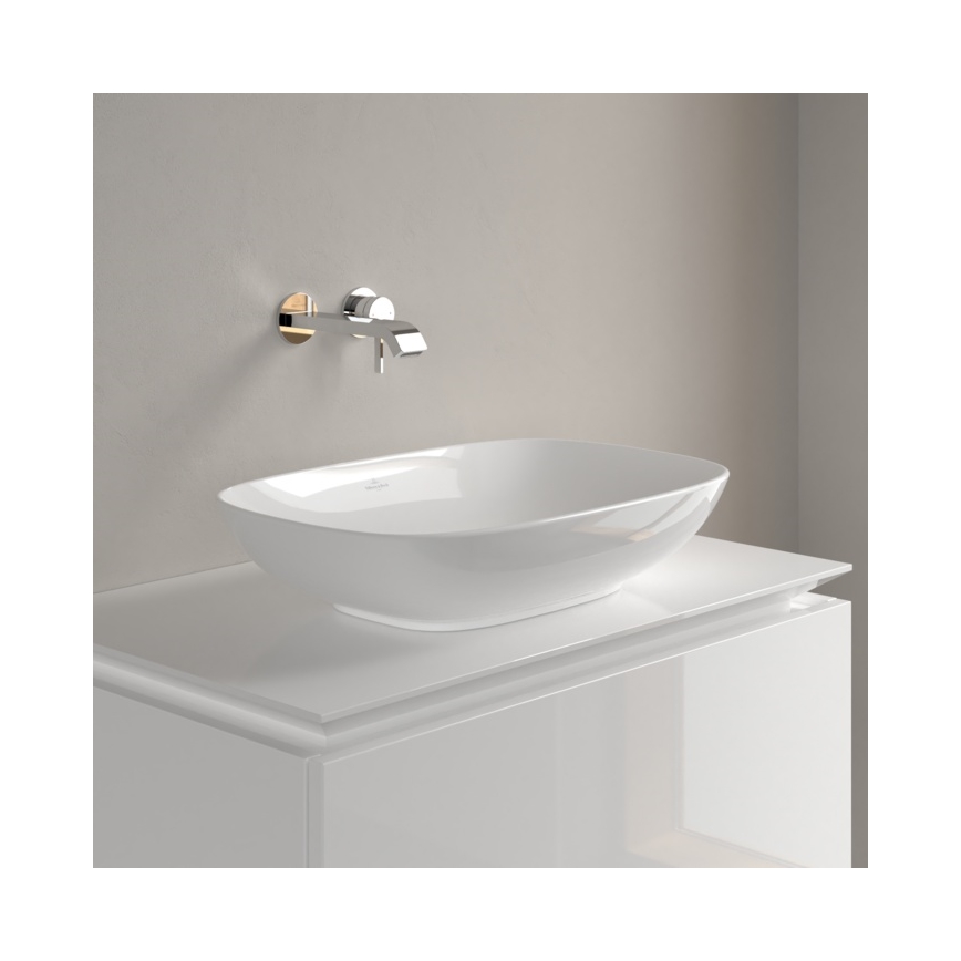 Villeroy & Boch 4A490001 - Opzetwastafel LOOP&FRIENDS 56x38 cm keramiek/wit