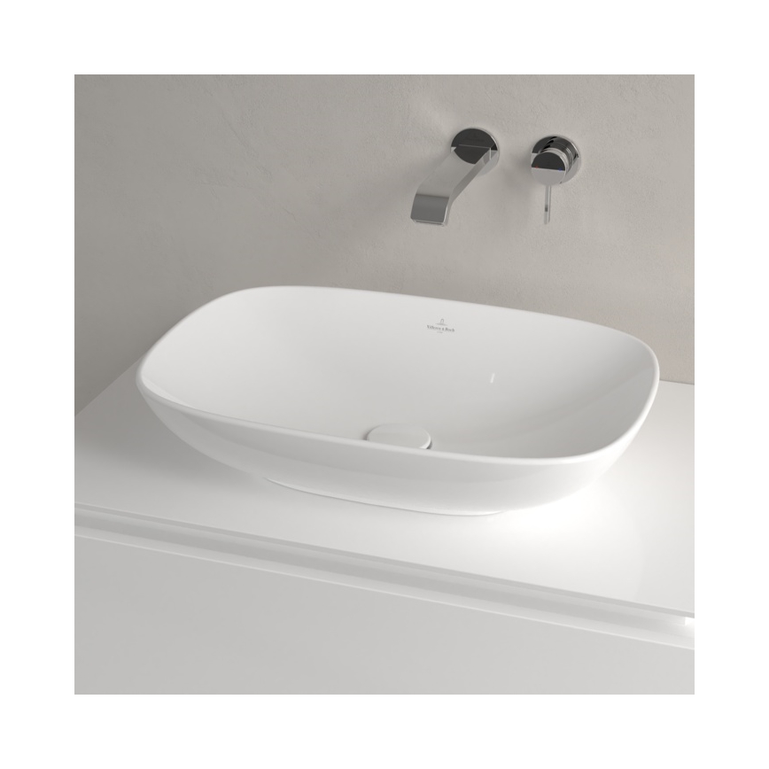 Villeroy & Boch 4A490001 - Opzetwastafel LOOP&FRIENDS 56x38 cm keramiek/wit
