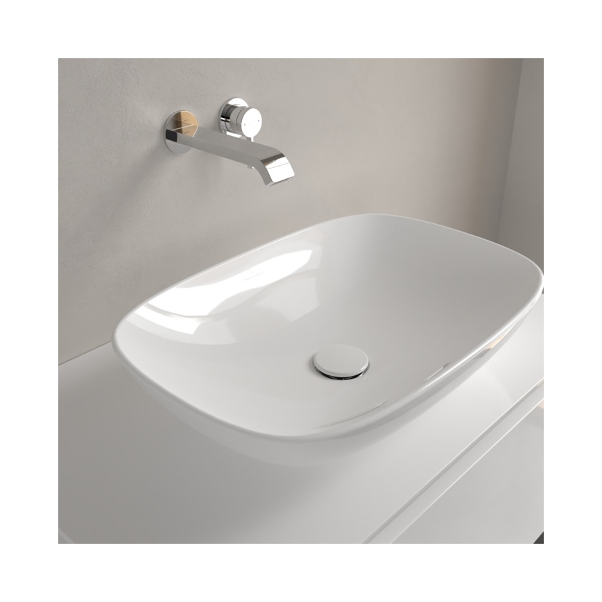 Villeroy & Boch 4A490001 - Opzetwastafel LOOP&FRIENDS 56x38 cm keramiek/wit