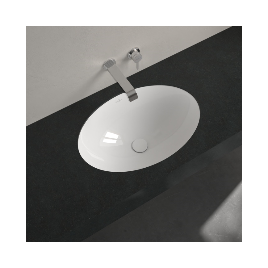 Villeroy & Boch 4A550001 - Inbouwwastafel LOOP&FRIENDS 56x38 cm keramiek/wit
