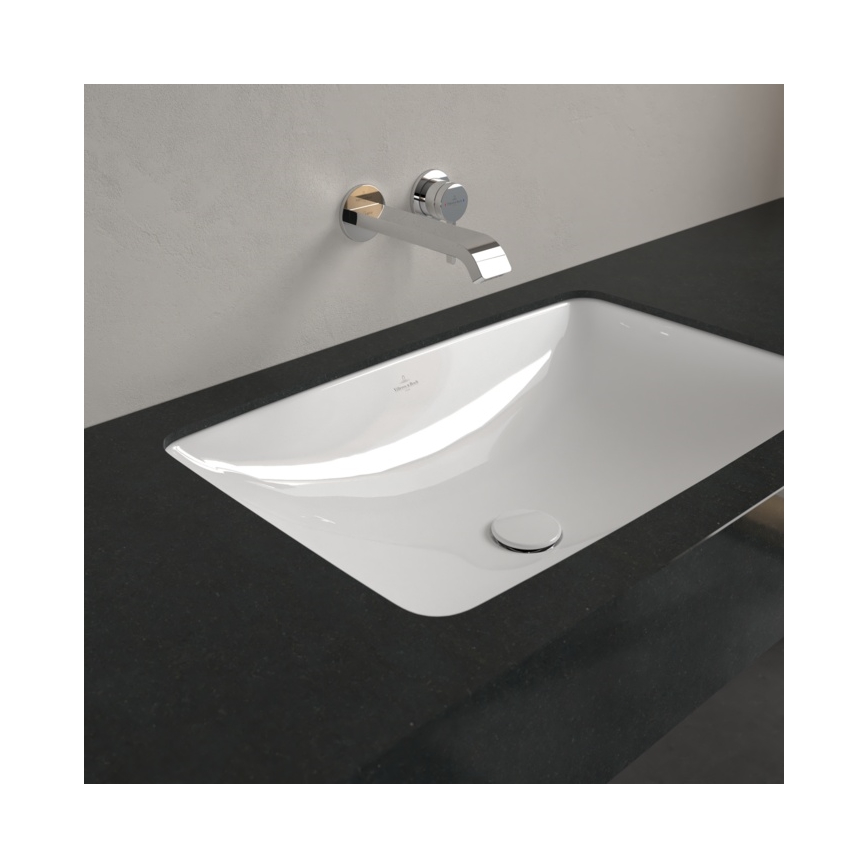 Villeroy & Boch 4A580001 - Inbouwwastafel LOOP&FRIENDS 61,5x38 cm keramiek/wit