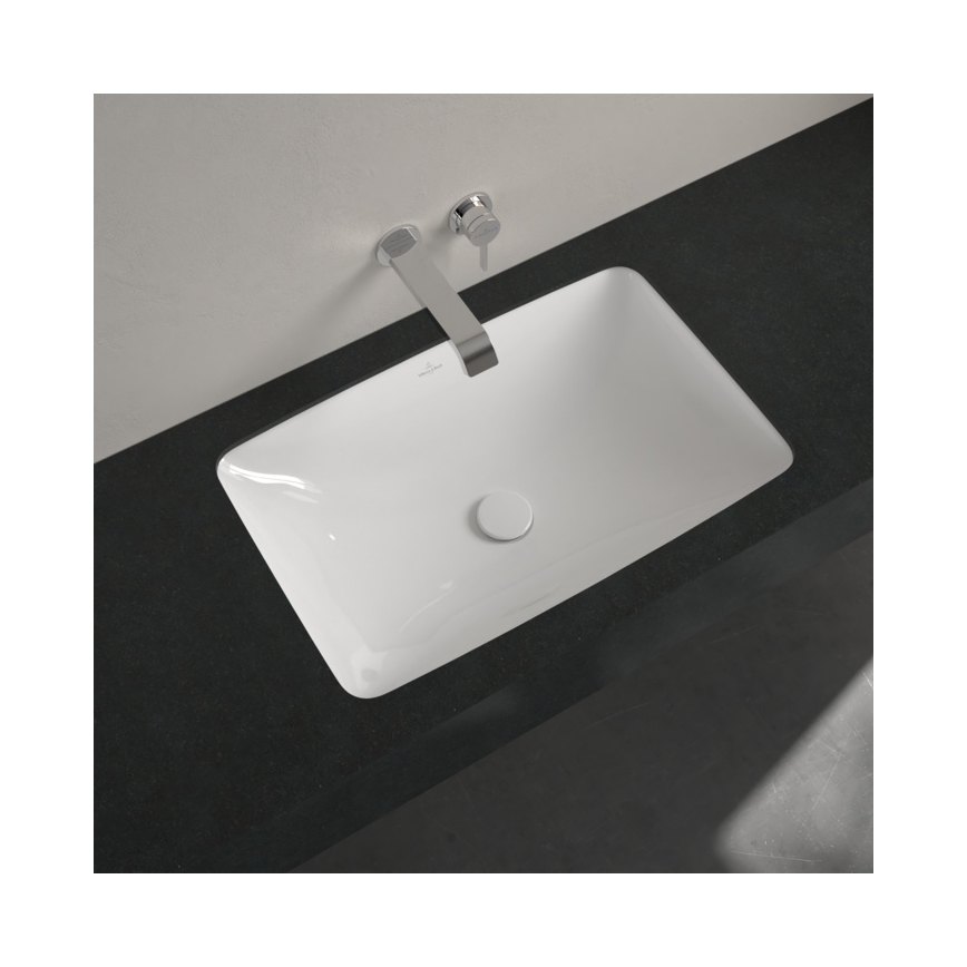 Villeroy & Boch 4A580101 - Inbouwwastafel LOOP&FRIENDS 61,5x38 cm keramiek/wit