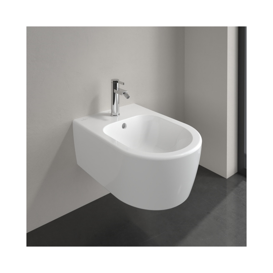 Villeroy & Boch 54050001 - Wandhangend bidet AVENTO keramiek/wit