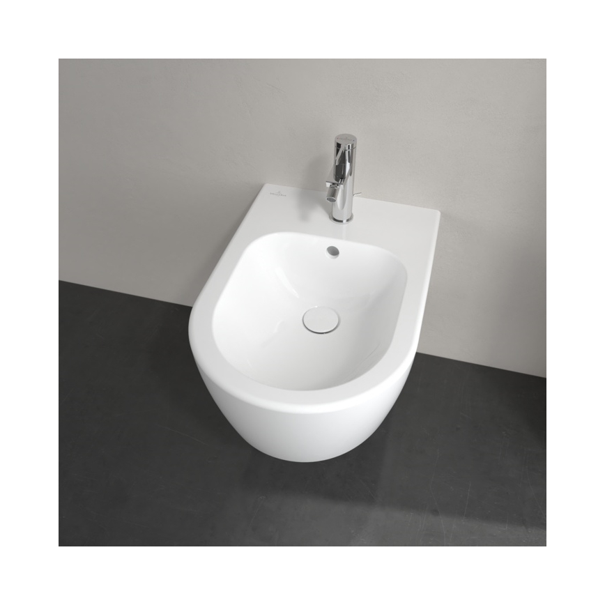 Villeroy & Boch 54050001 - Wandhangend bidet AVENTO keramiek/wit