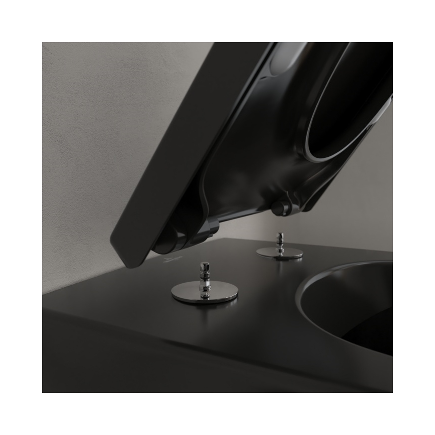 Villeroy & Boch 5614R0R7 - Hangend toilet SUBWAY keramiek/zwart