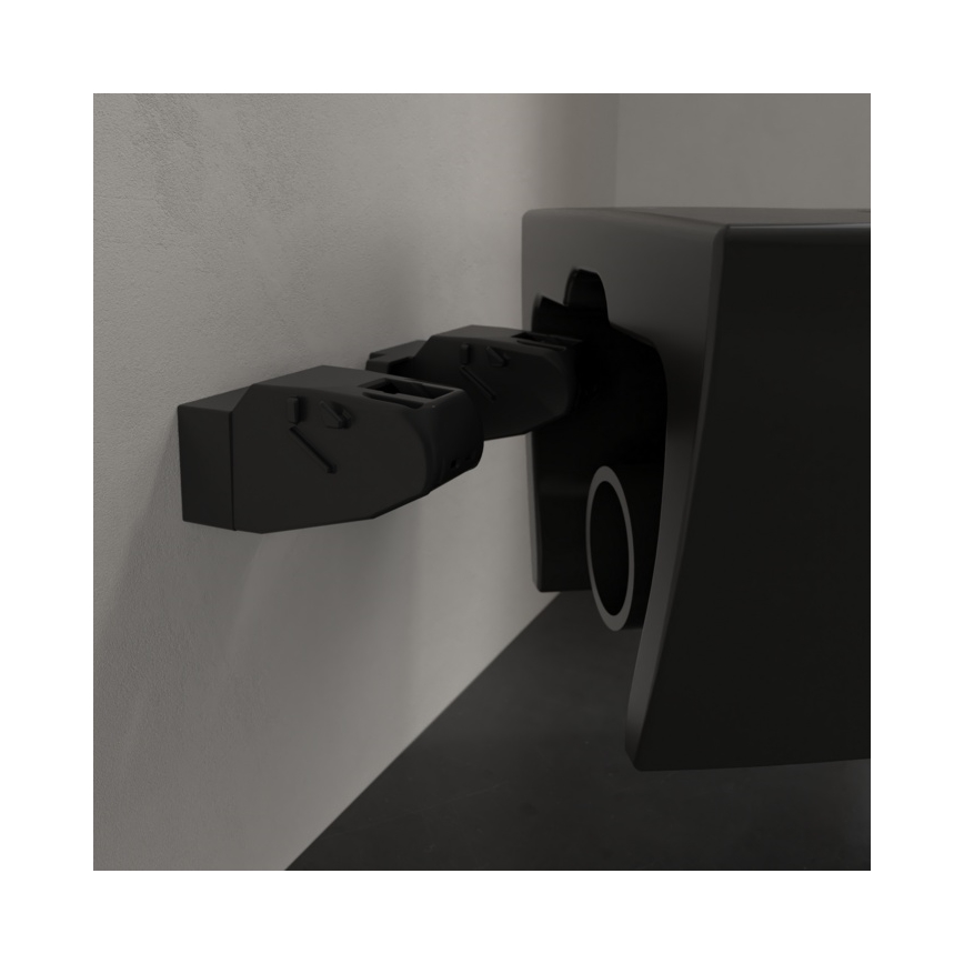 Villeroy & Boch 5614R0R7 - Hangend toilet SUBWAY keramiek/zwart