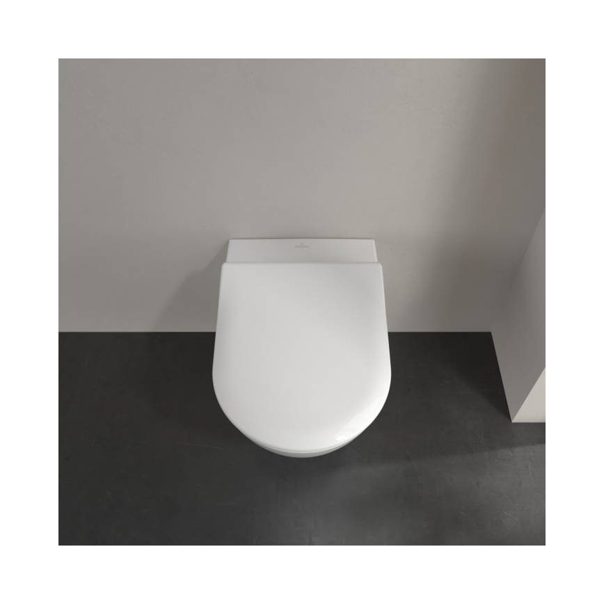 Villeroy & Boch 5614R201 - Hangend toilet met SoftClose-zitting SUBWAY 2.0 keramiek/wit