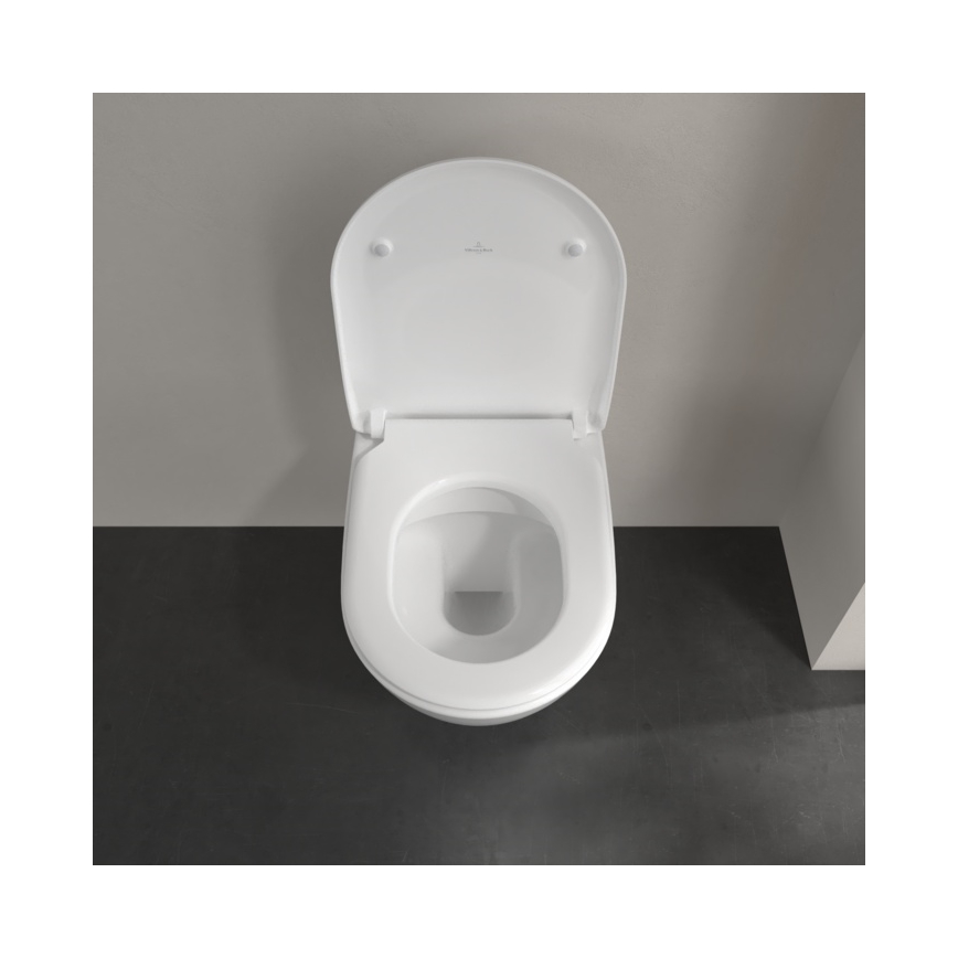 Villeroy & Boch 5614R201 - Hangend toilet met SoftClose-zitting SUBWAY 2.0 keramiek/wit