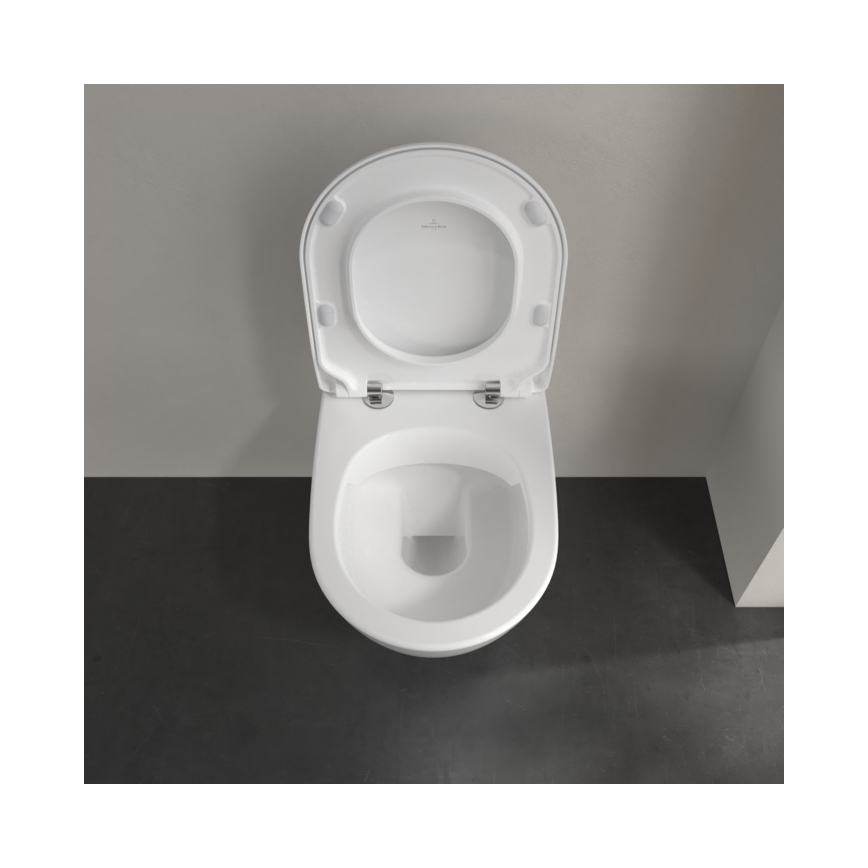 Villeroy & Boch 5614R201 - Hangend toilet met SoftClose-zitting SUBWAY 2.0 keramiek/wit