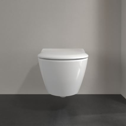 Villeroy & Boch 5614R2R1 - Hangend toilet met SoftClose-toiletbril SUBWAY 2.0 keramiek/wit