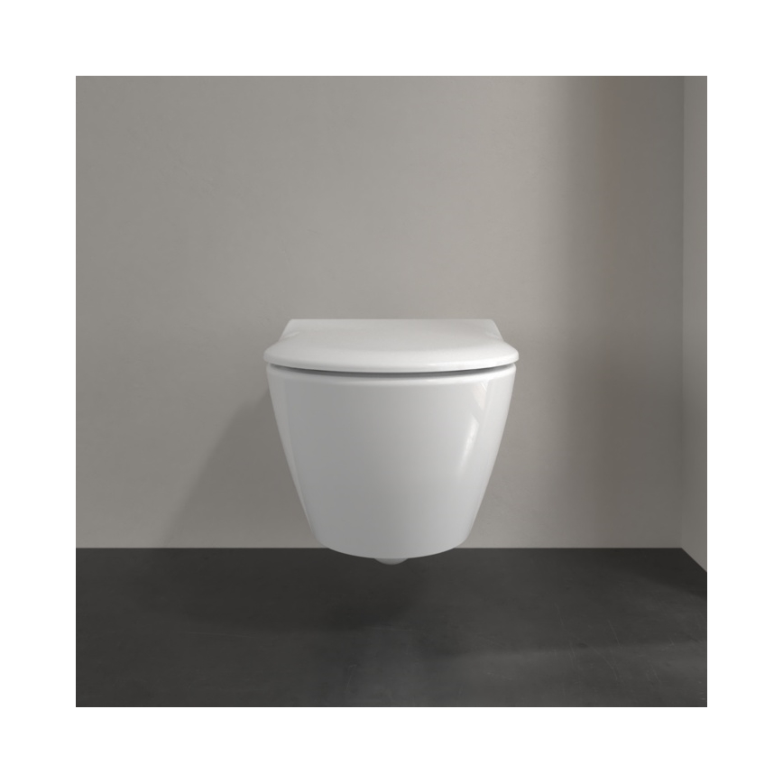 Villeroy & Boch 5614R2R1 - Hangend toilet met SoftClose-toiletbril SUBWAY 2.0 keramiek/wit
