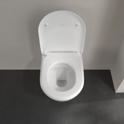 Villeroy & Boch 5614R2R1 - Hangend toilet met SoftClose-toiletbril SUBWAY 2.0 keramiek/wit