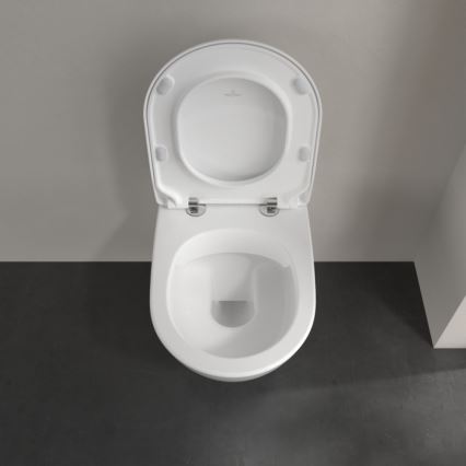 Villeroy & Boch 5614R2R1 - Hangend toilet met SoftClose-toiletbril SUBWAY 2.0 keramiek/wit
