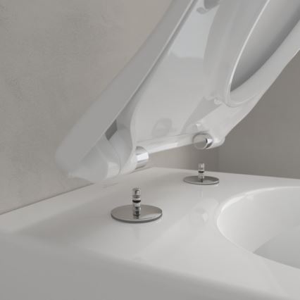 Villeroy & Boch 5614R2R1 - Hangend toilet met SoftClose-toiletbril SUBWAY 2.0 keramiek/wit