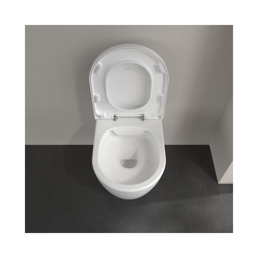 Villeroy & Boch 5656HR01 - Hangend toilet AVENTO met SoftClose zitting, keramiek/wit