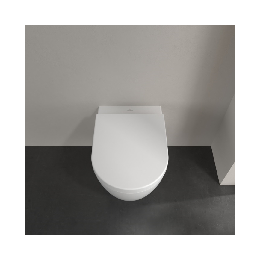 Villeroy & Boch 5656HRR1 - Wandcloset AVENTO met SoftClose-toiletbril, keramiek/wit