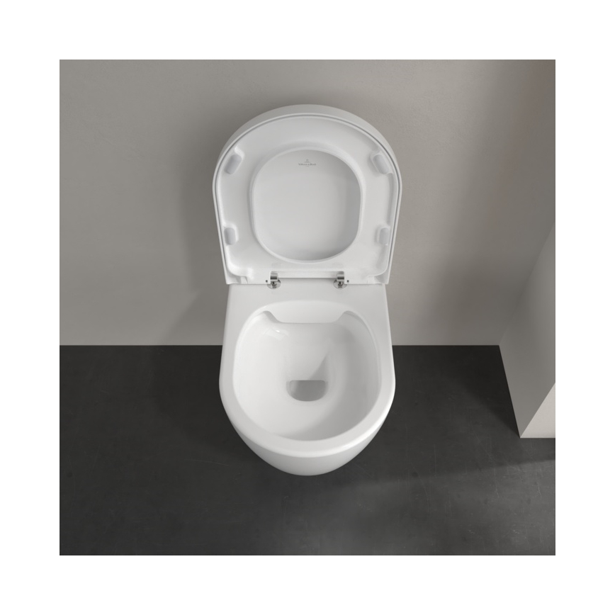Villeroy & Boch 5656HRR1 - Wandcloset AVENTO met SoftClose-toiletbril, keramiek/wit