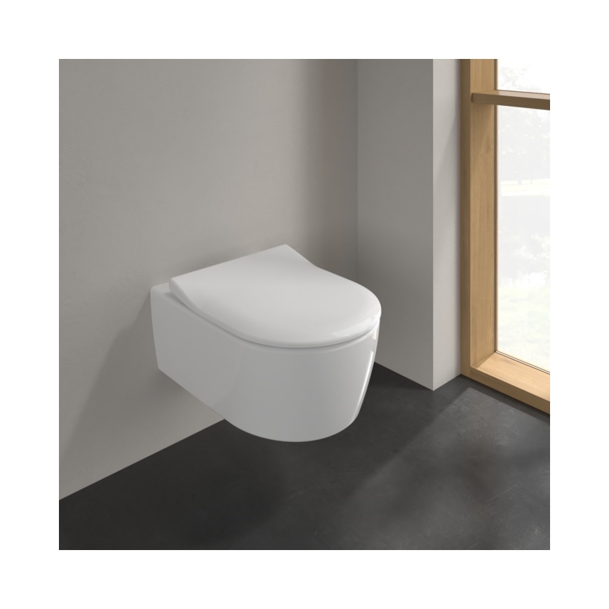 Villeroy & Boch 5656RS01 - Hangend toilet met SoftClose zitting AVENTO keramiek/wit