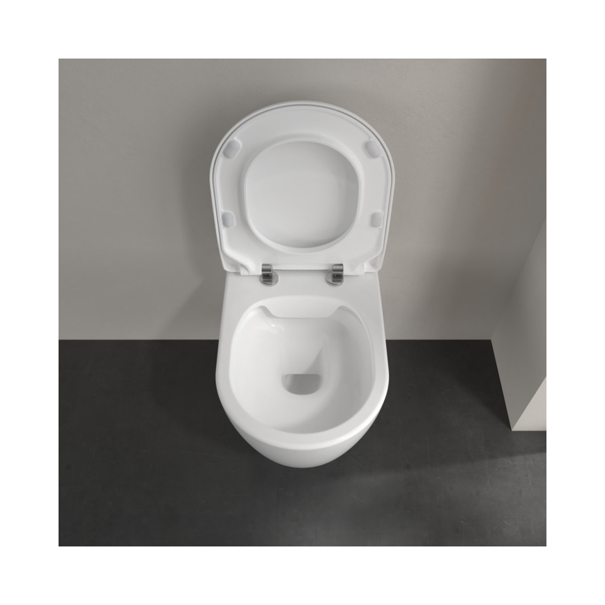 Villeroy & Boch 5656RSR1 - Hangend toilet met SoftClose-zitting AVENTO, keramiek/wit