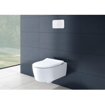 Villeroy & Boch 5656RSR1 - Hangend toilet met SoftClose-zitting AVENTO, keramiek/wit