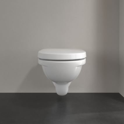 Villeroy & Boch 5660H101 - Hangend toilet met toiletzitting O.NOVO keramiek/wit