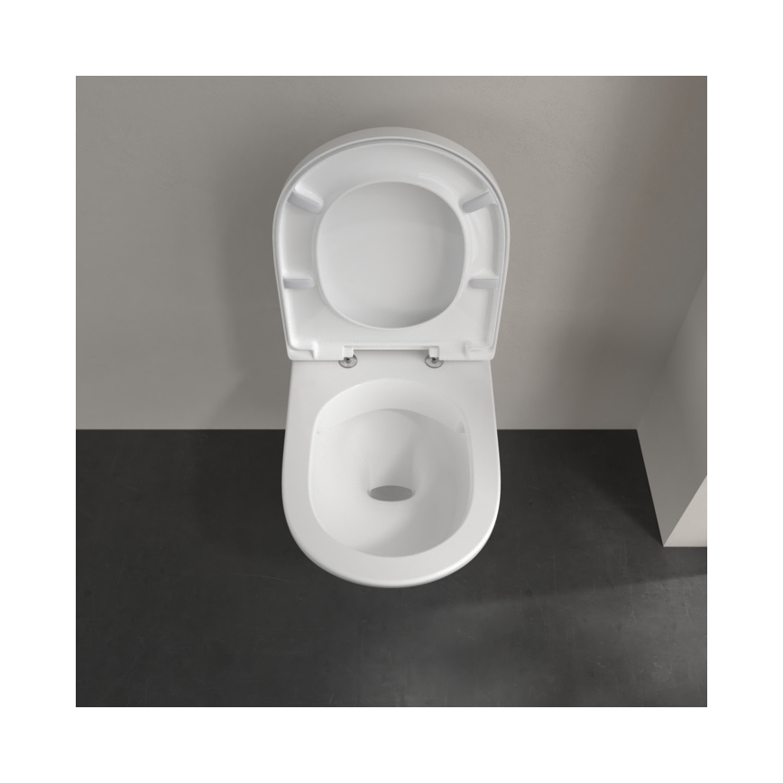 Villeroy & Boch 5660HR01 - Hangend toilet O.NOVO met SoftClose-toiletzitting, keramiek/wit