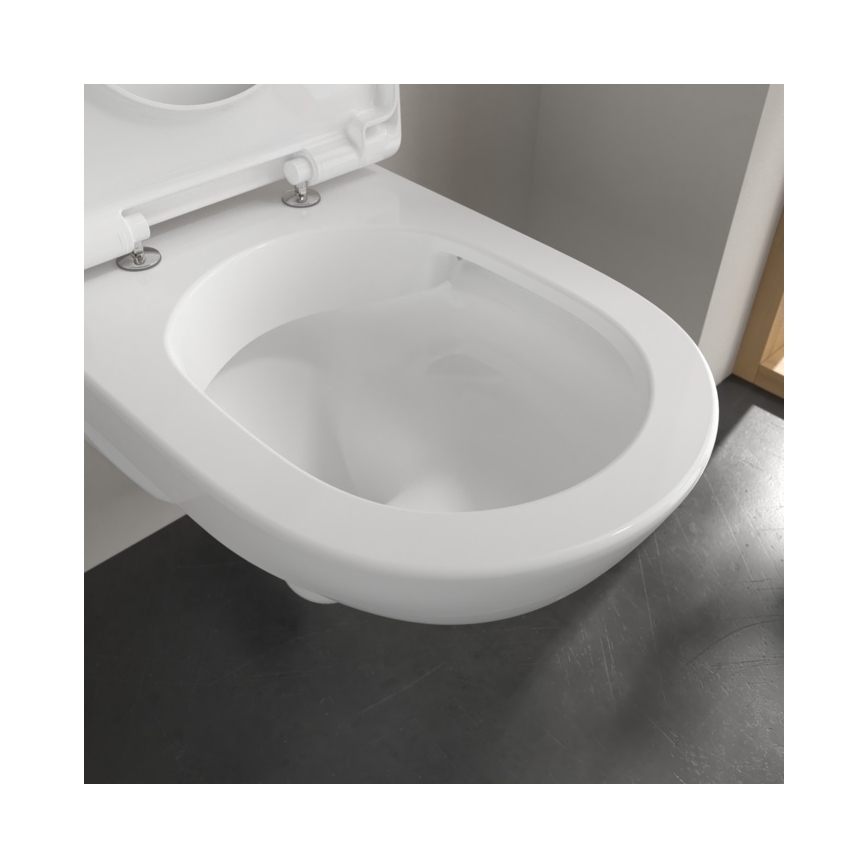 Villeroy & Boch 5660HR01 - Hangend toilet O.NOVO met SoftClose-toiletzitting, keramiek/wit