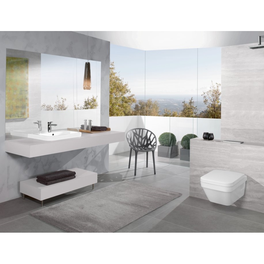 Villeroy & Boch 5685HR01 - Hangend toilet met SoftClose zitting ARCHITECTURA keramiek/wit