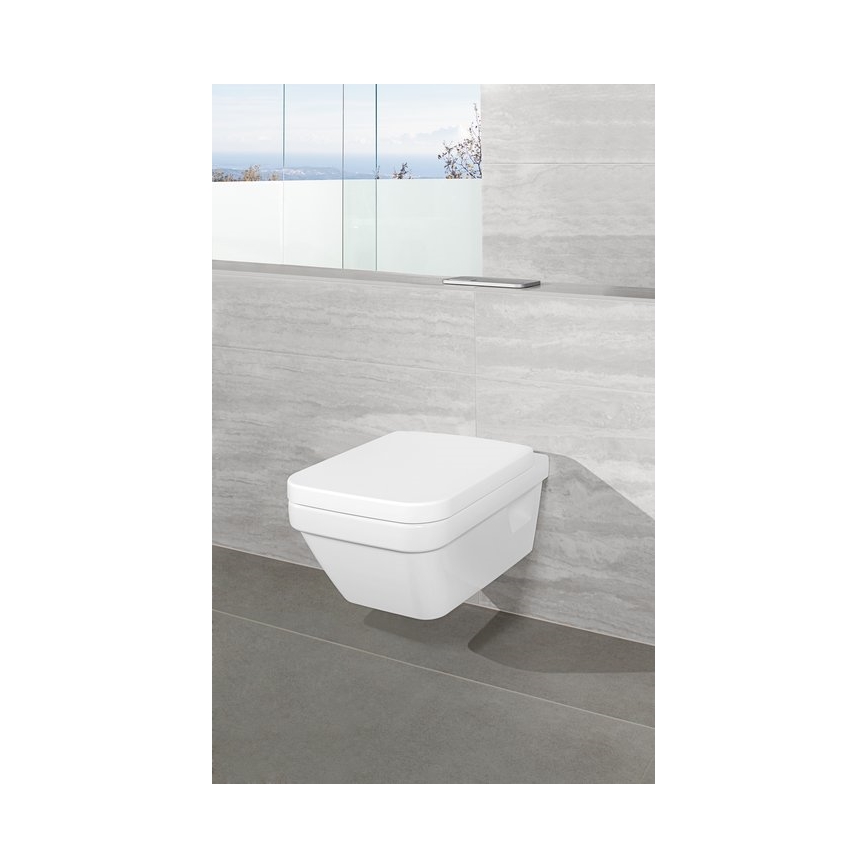 Villeroy & Boch 5685HR01 - Hangend toilet met SoftClose zitting ARCHITECTURA keramiek/wit
