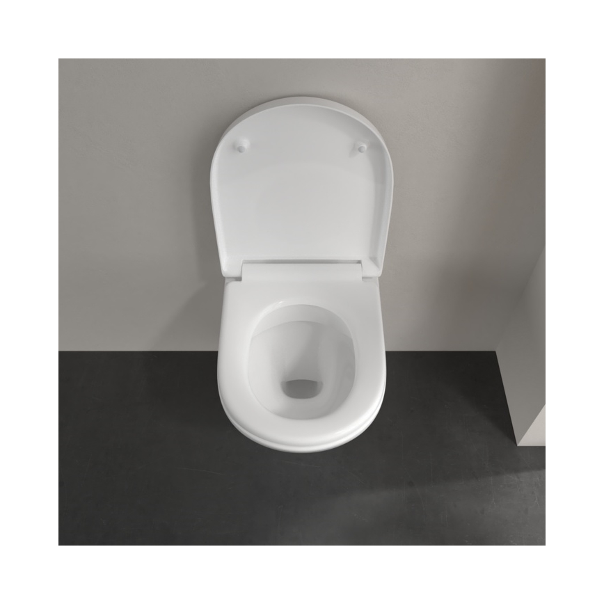 Villeroy & Boch 5688HR01 - Hangend WC met SoftClose zitting O.NOVO keramiek/wit