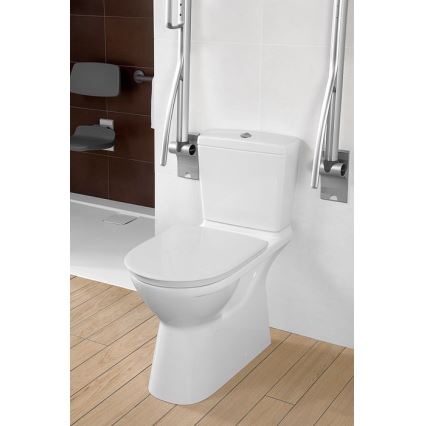 Villeroy & Boch 5760G101 - Combi-spoelreservoir voor WC O.NOVO, achter-/zijaansluiting, wit