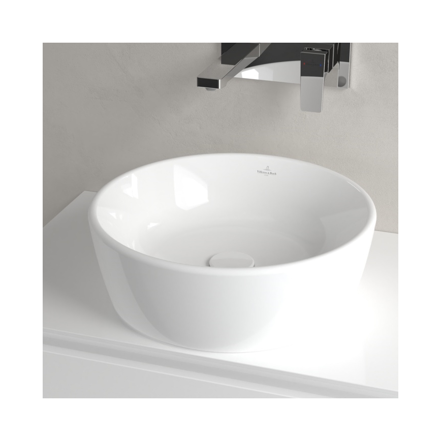 Villeroy & Boch 5A254501 - Opzetwastafel ARCHITECTURA Ø 45 cm keramiek/wit