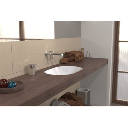 Villeroy & Boch 5A766001 - Inbouwwastafel ARCHITECTURA 57x37,5 cm keramiek/wit