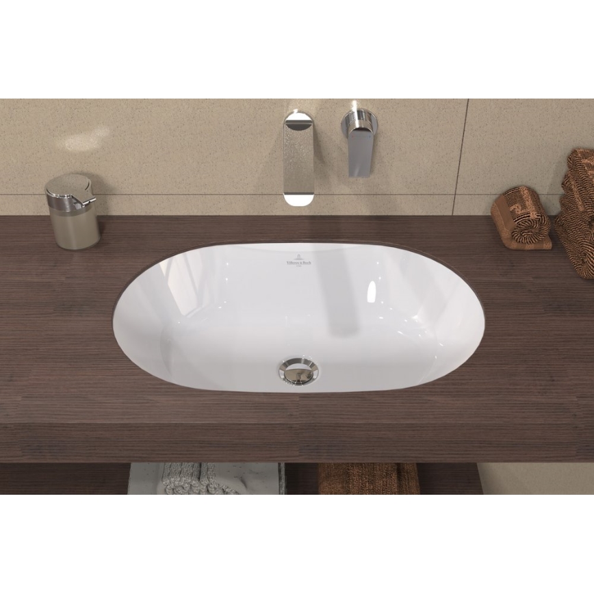 Villeroy & Boch 5A766001 - Inbouwwastafel ARCHITECTURA 57x37,5 cm keramiek/wit