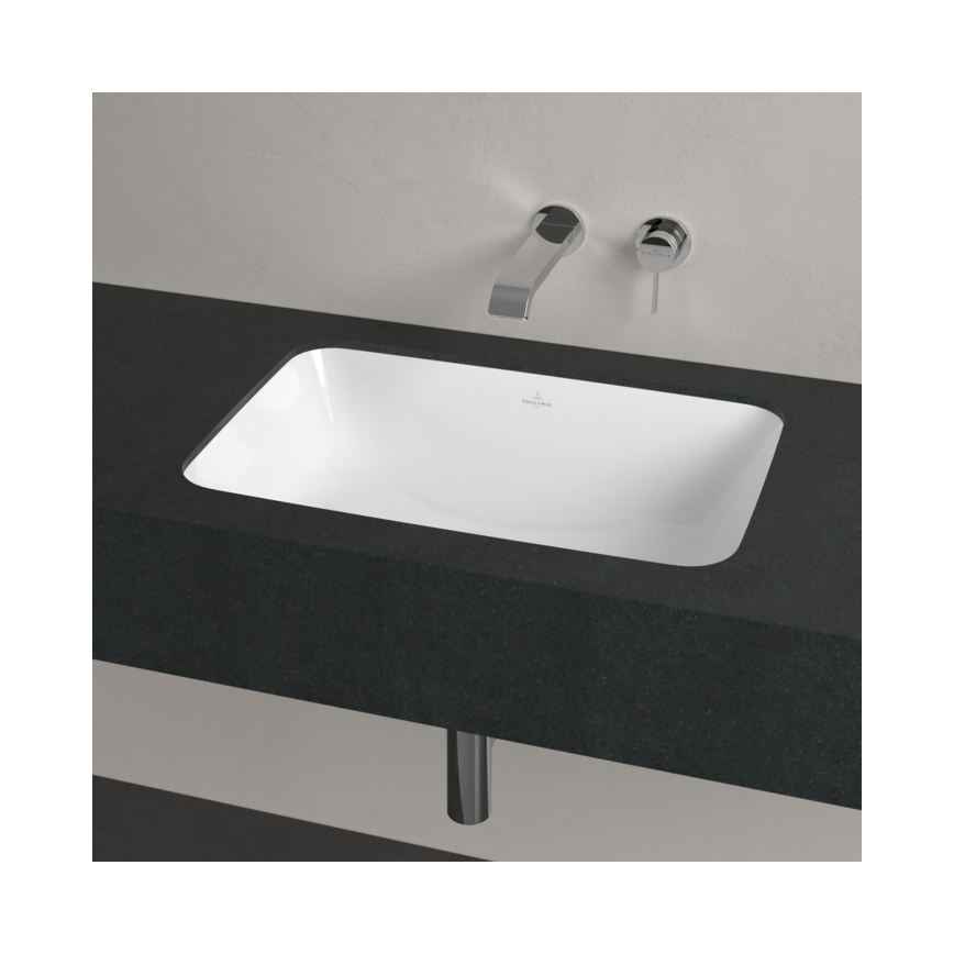 Villeroy & Boch 5A776001 - Inbouwwastafel ARCHITECTURA 57x37 keramiek/wit
