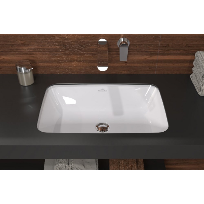 Villeroy & Boch 5A776101 - Inbouwwastafel ARCHITECTURA 57 x 37 cm keramiek/wit