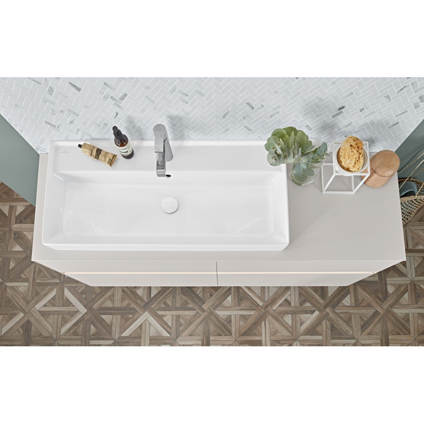 Villeroy & Boch 68100001 - Wastafelafvoer wit/glanzend chroom