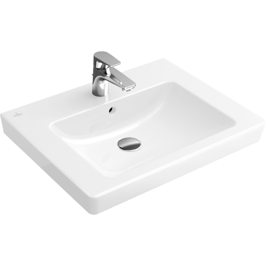 Villeroy & Boch 7113F001 - Wandwastafel SUBWAY 2.0 60x47 cm keramiek/wit