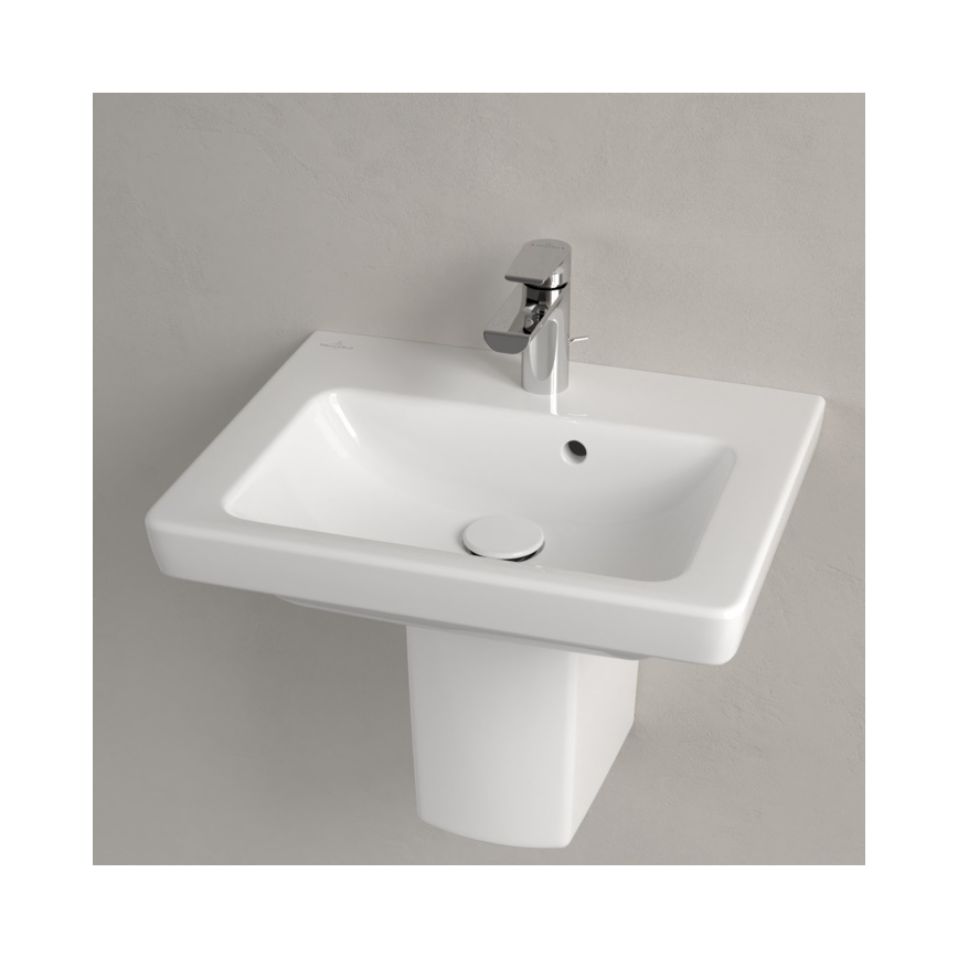 Villeroy & Boch 73155001 - Wastafel SUBWAY 2.0 50x40 cm, wandhangend, keramiek/wit