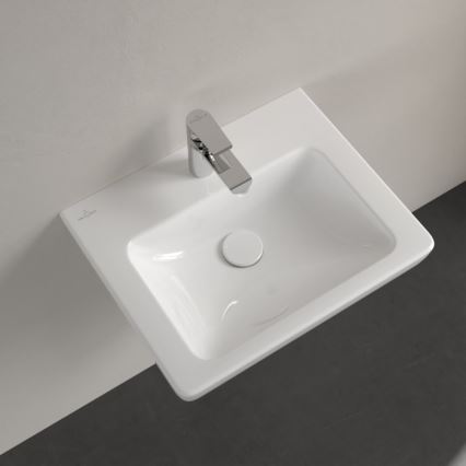 Villeroy & Boch 73155001 - Wastafel SUBWAY 2.0 50x40 cm, wandhangend, keramiek/wit