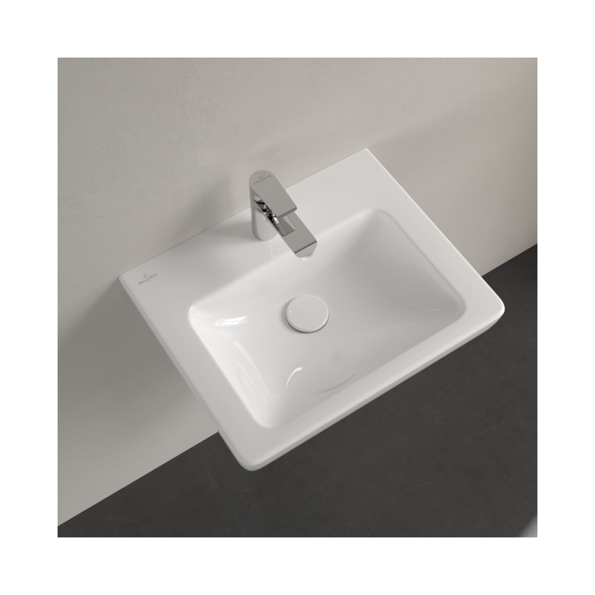 Villeroy & Boch 73155001 - Wastafel SUBWAY 2.0 50x40 cm, wandhangend, keramiek/wit