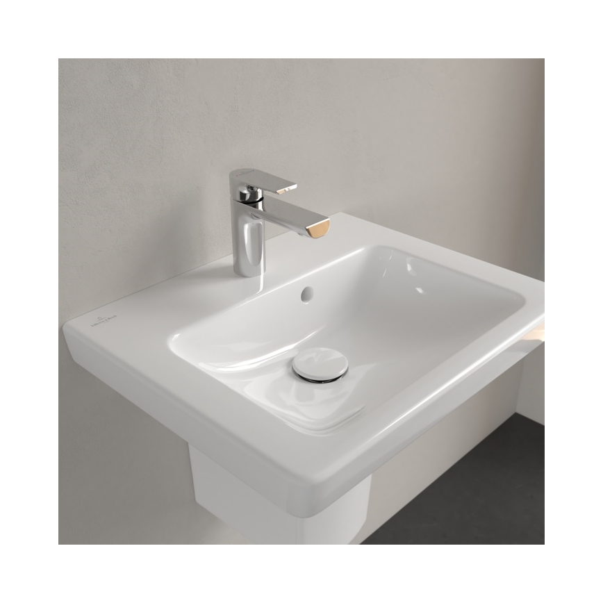 Villeroy & Boch 73155001 - Wastafel SUBWAY 2.0 50x40 cm, wandhangend, keramiek/wit
