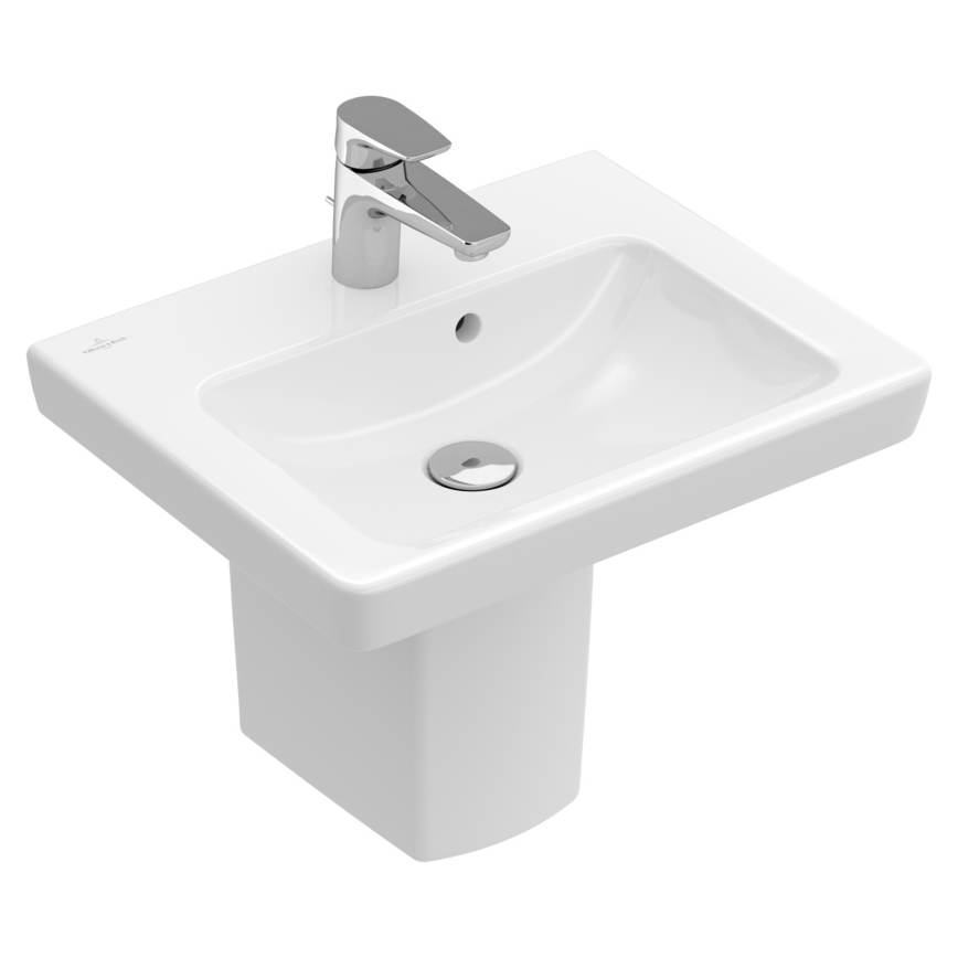 Villeroy & Boch 73155001 - Wastafel SUBWAY 2.0 50x40 cm, wandhangend, keramiek/wit