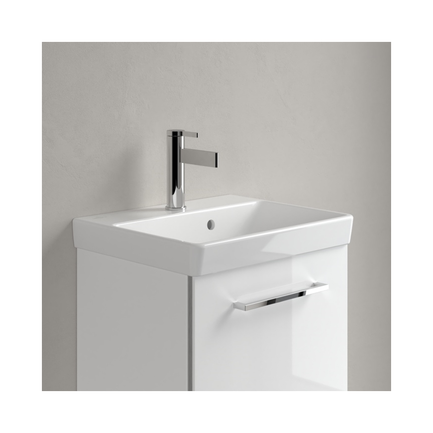 Villeroy & Boch 73584501 - Hangend wastafel AVENTO 45 x 37 cm keramiek/wit